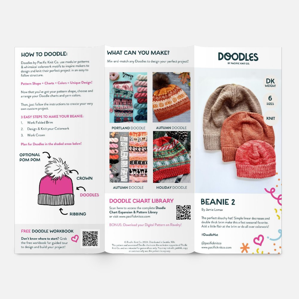 Base Doodle Beanie 2 - DK - Brochure - Pack of 10