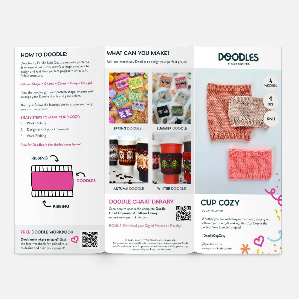 Base Doodle Cup Cozy - Brochure - Pack of 10