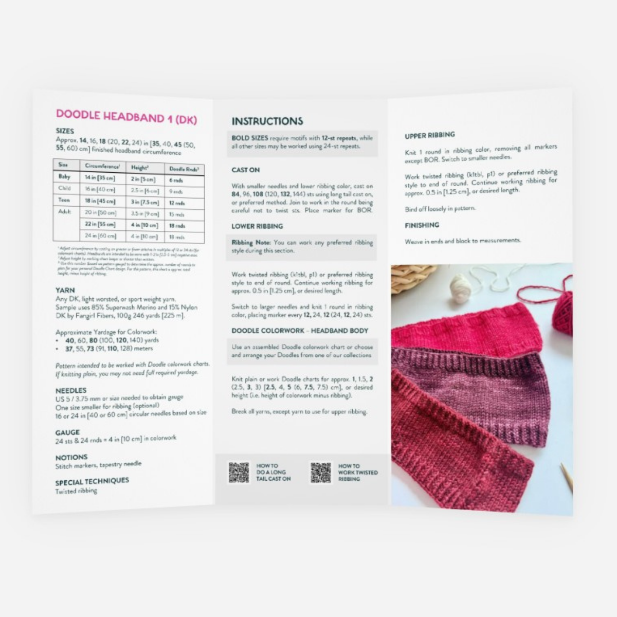 Base Doodle Headband 1 - Brochure - Pack of 10