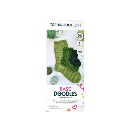 Base Doodle Toe-up Socks - DK - Brochure - Pack of 10