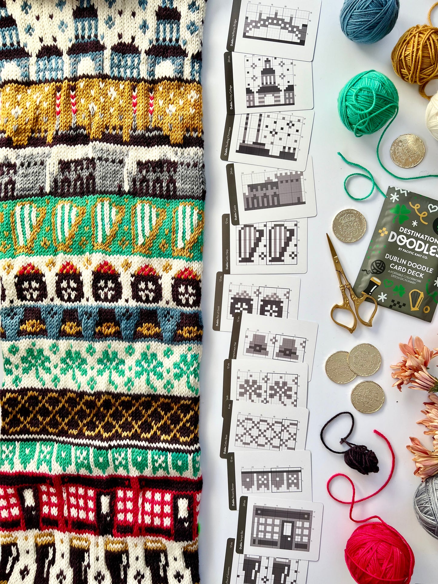 Dublin Doodle Card Deck (Foil Pack)