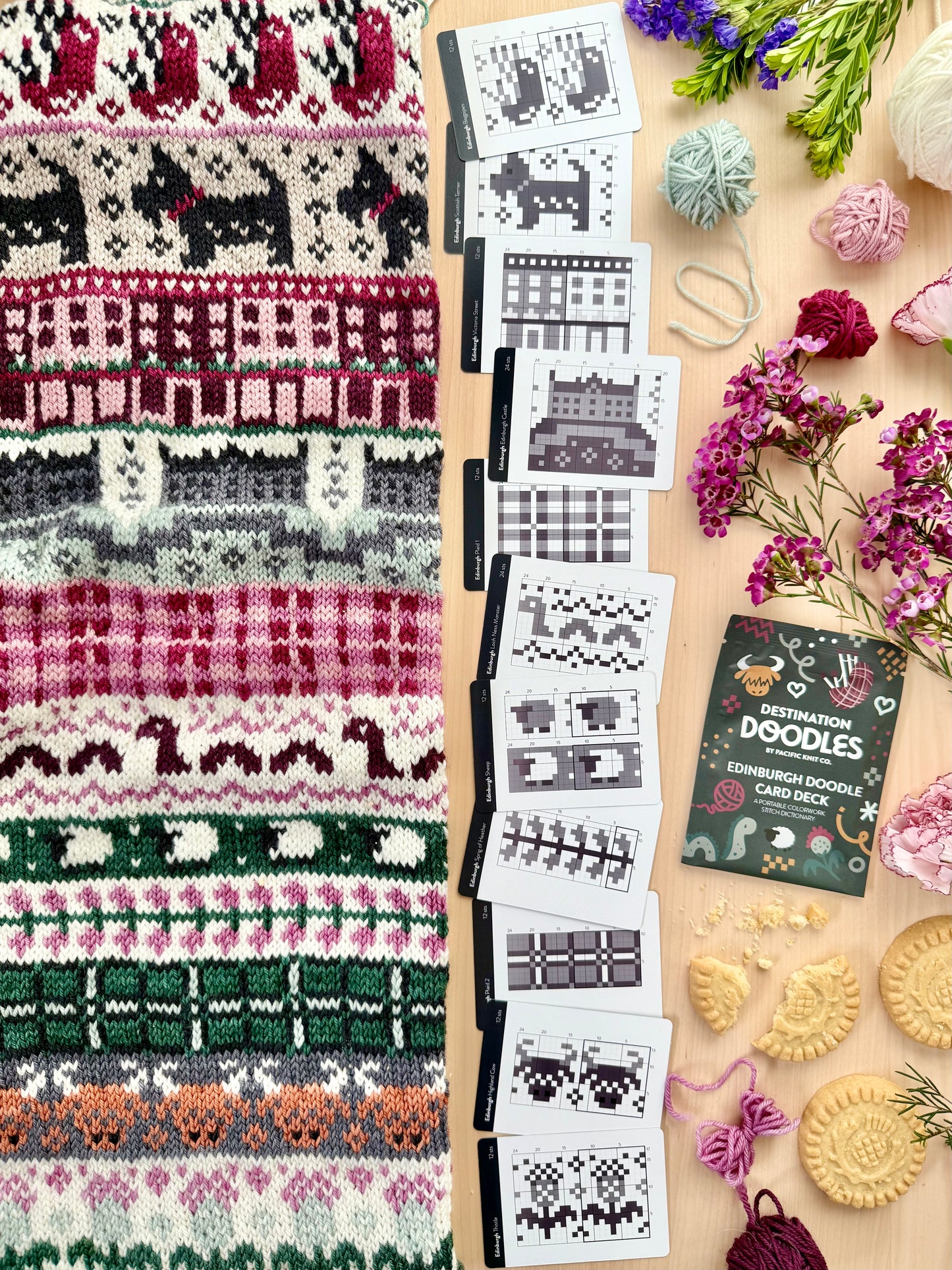 Edinburgh Doodle Card Deck (Foil Pack)