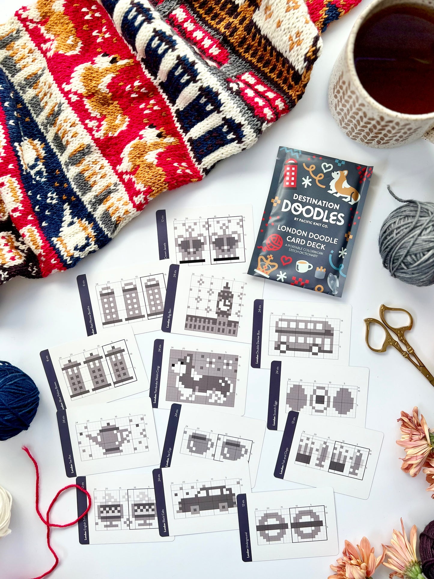 London Doodle Card Deck (Foil Pack)
