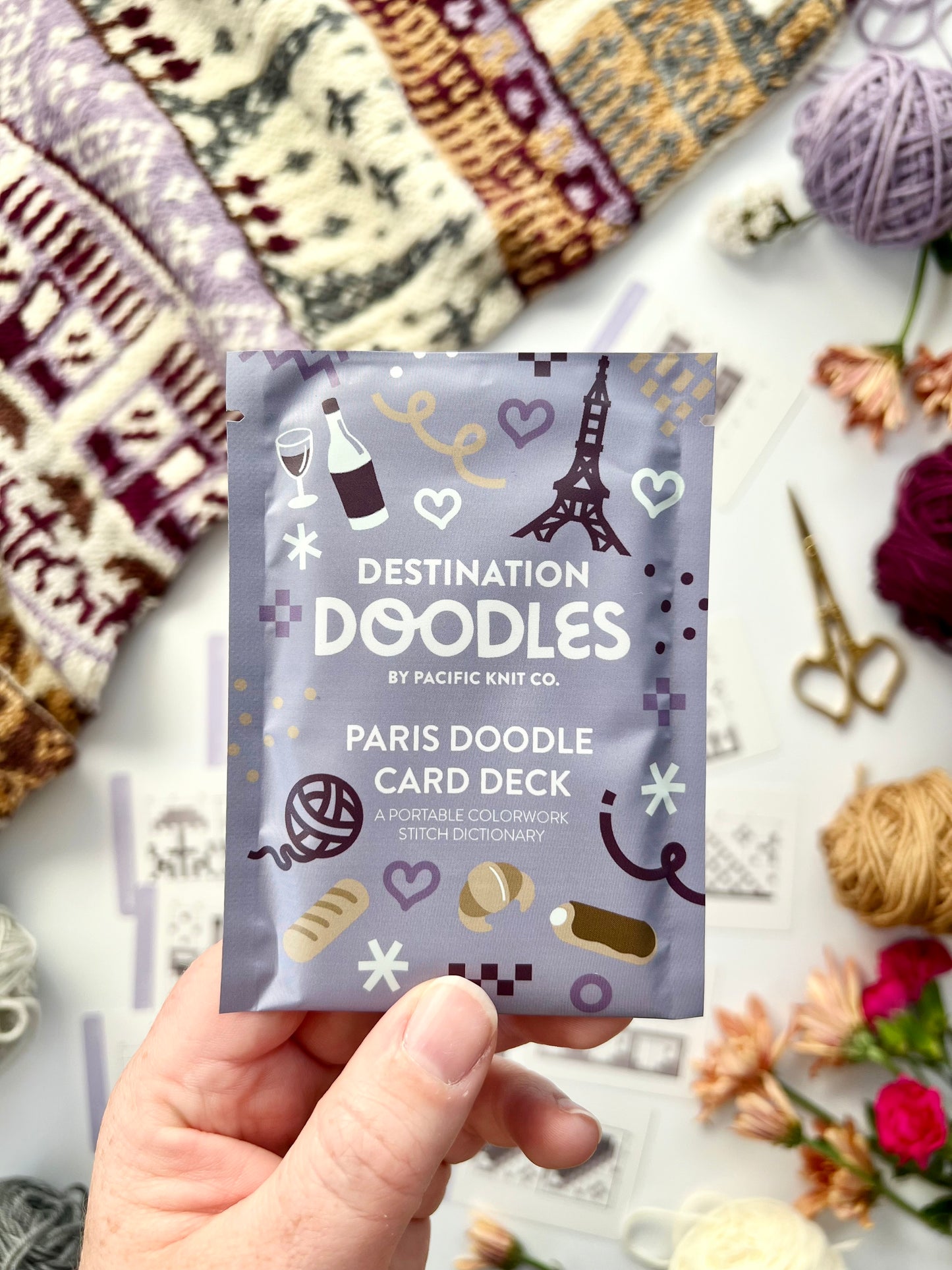 Paris Doodle Card Deck (Foil Pack)