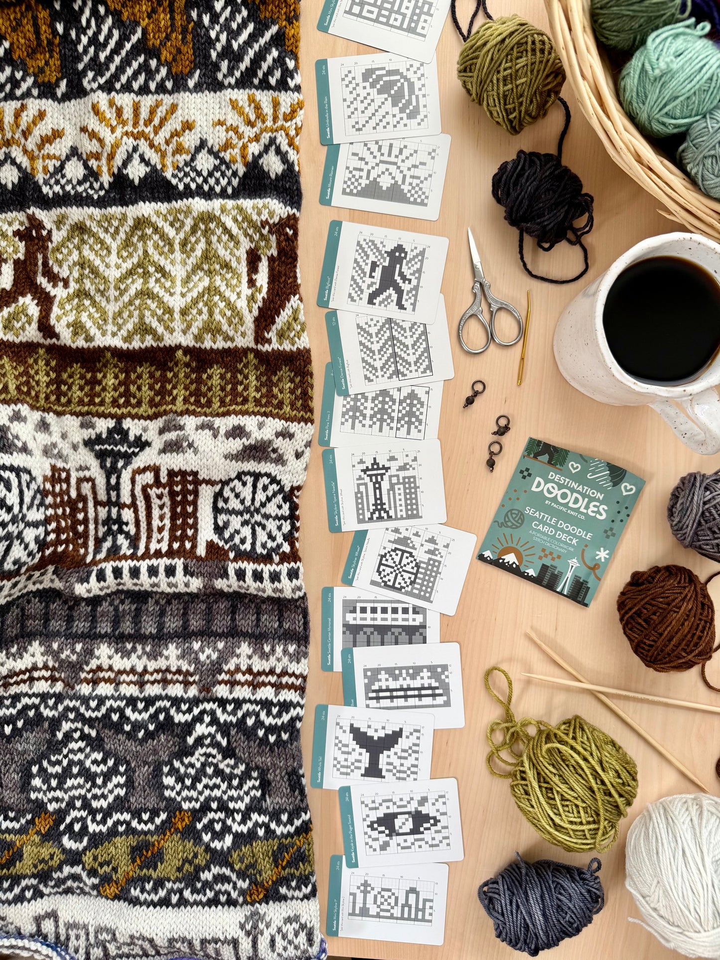 Seattle Doodle Card Deck (Foil Pack)