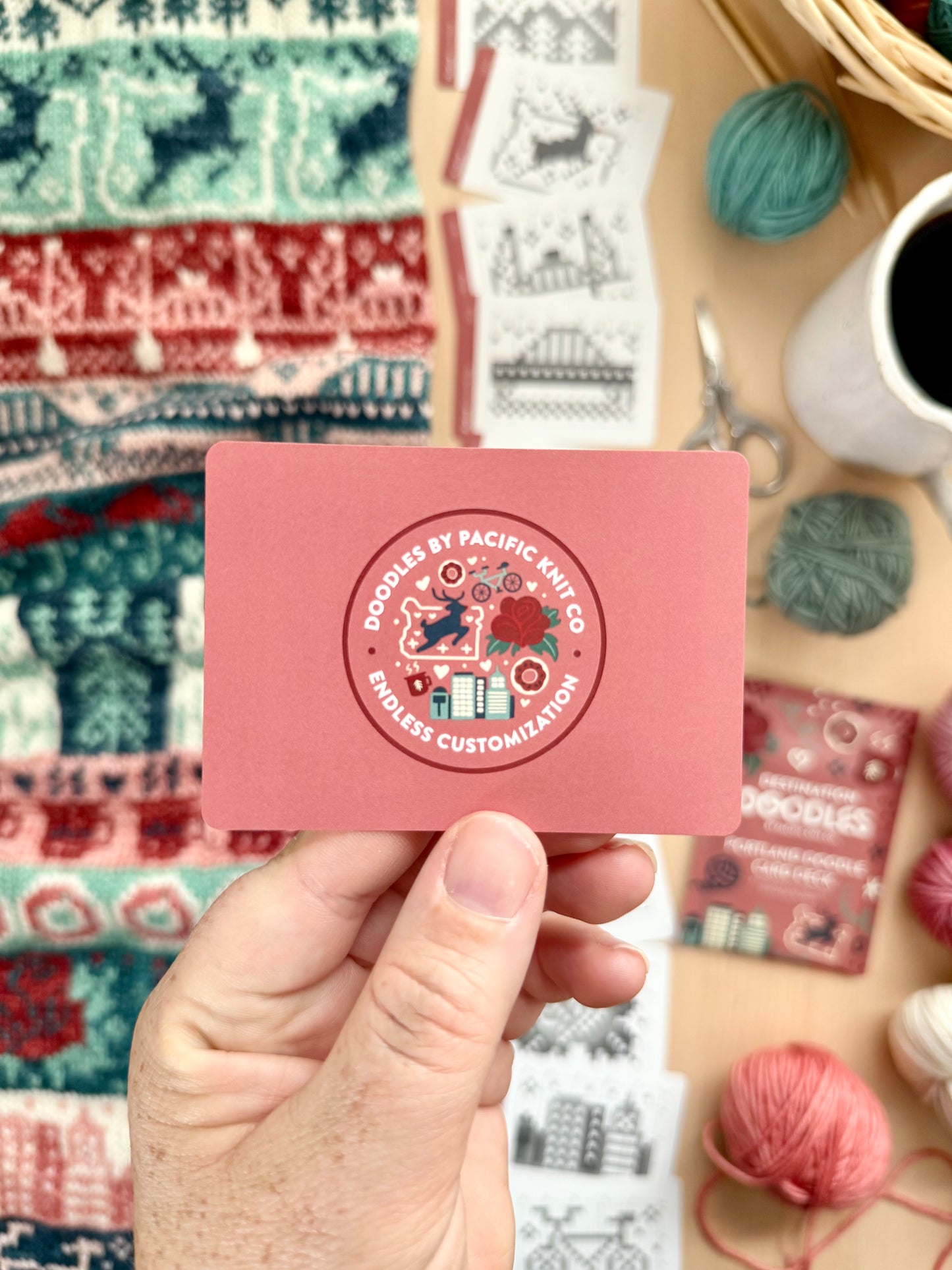 Portland Doodle Card Deck (Foil Pack)