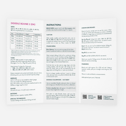 Base Doodle Beanie 2 - DK - Brochure - Pack of 10