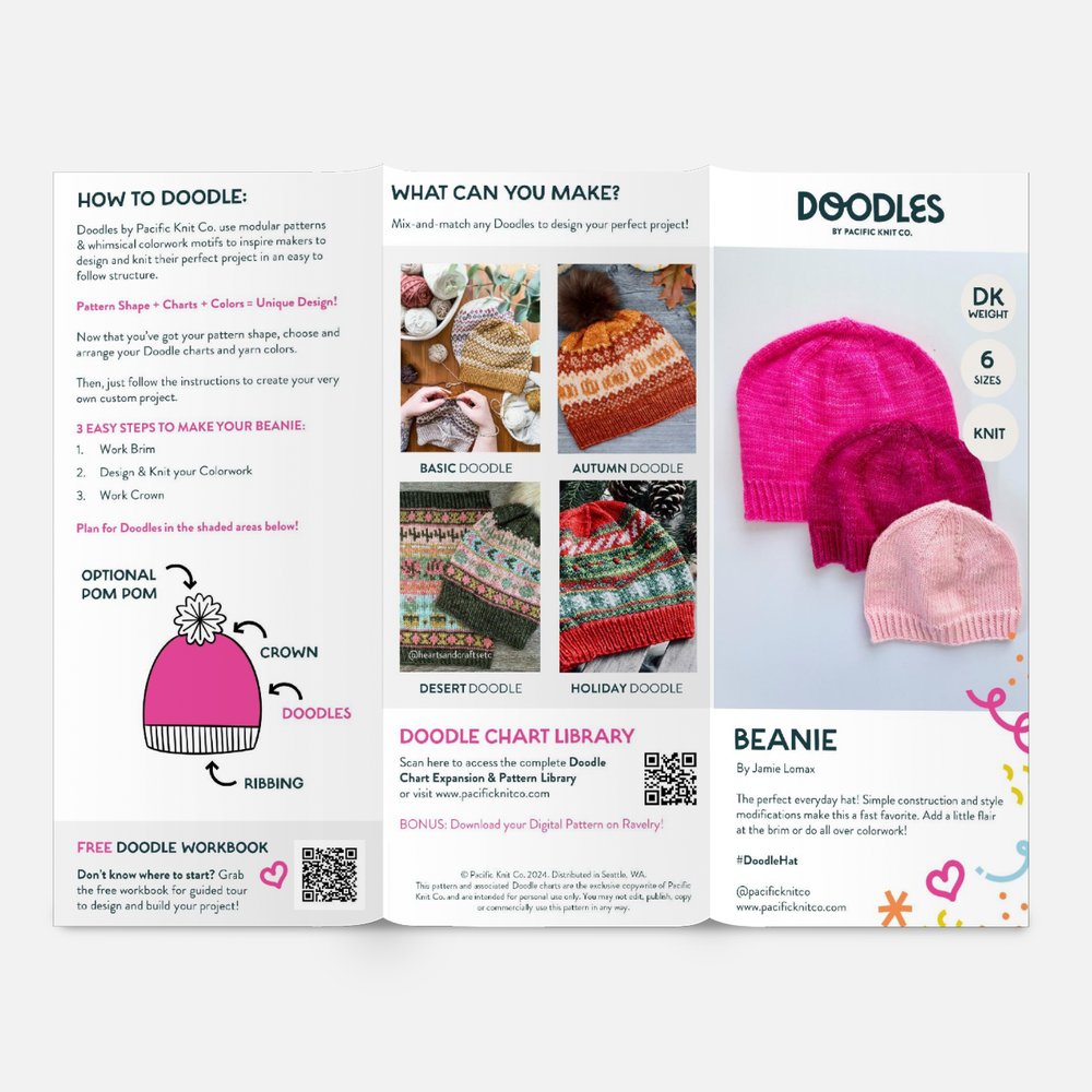 Base Doodle Beanie - DK - Brochure - Pack of 10