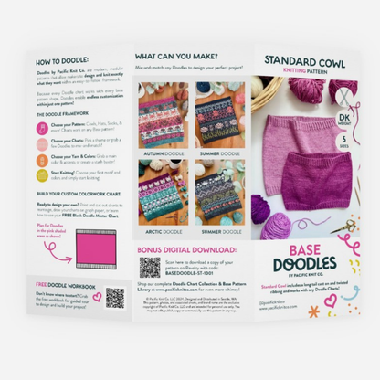 Base Doodle Standard Cowl - DK - Brochure - Pack of 10