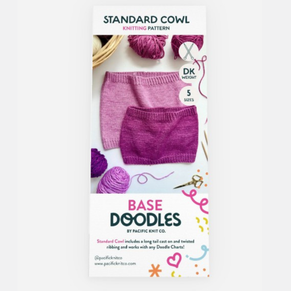 Base Doodle Standard Cowl - DK - Brochure - Pack of 10