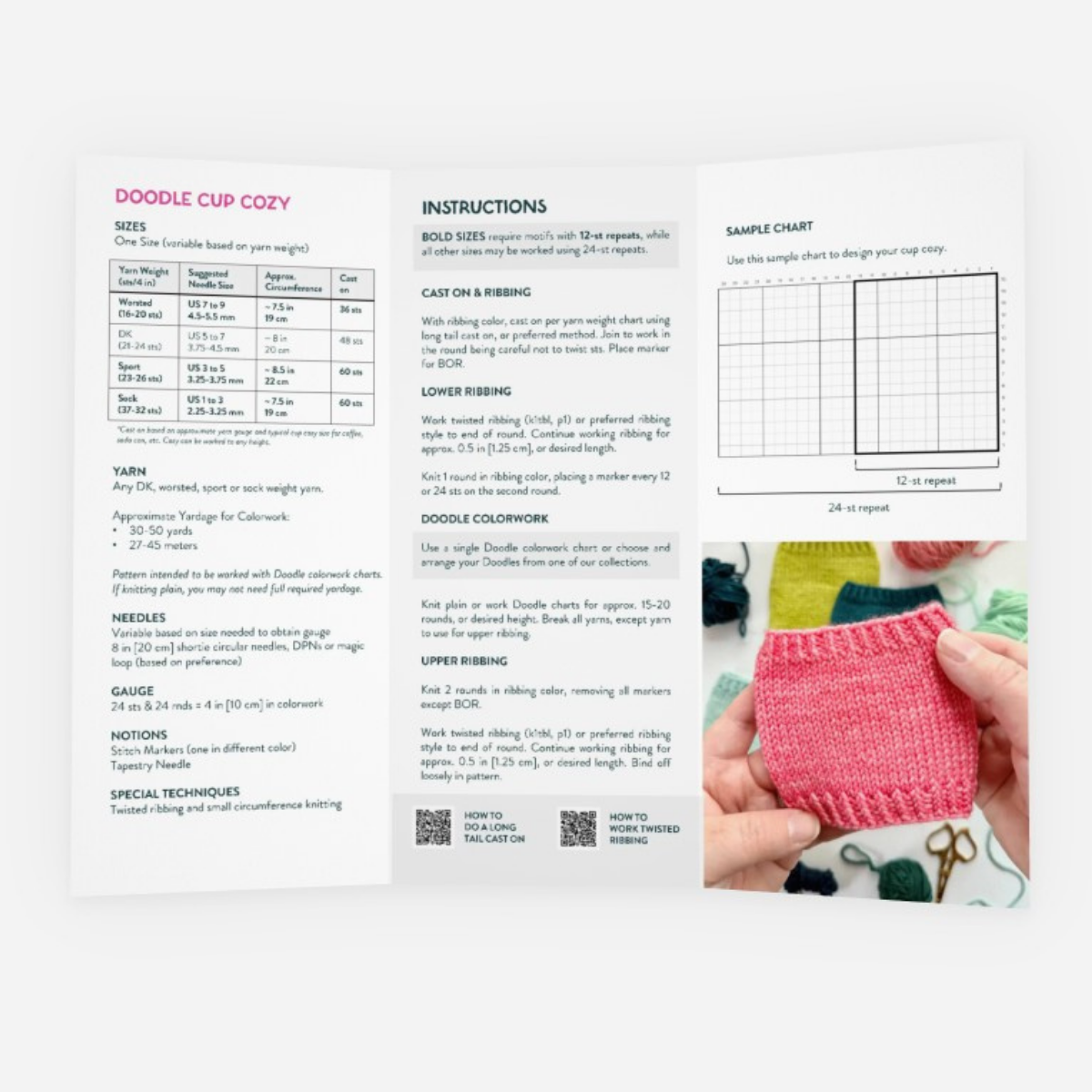 Base Doodle Cup Cozy - Brochure - Pack of 10