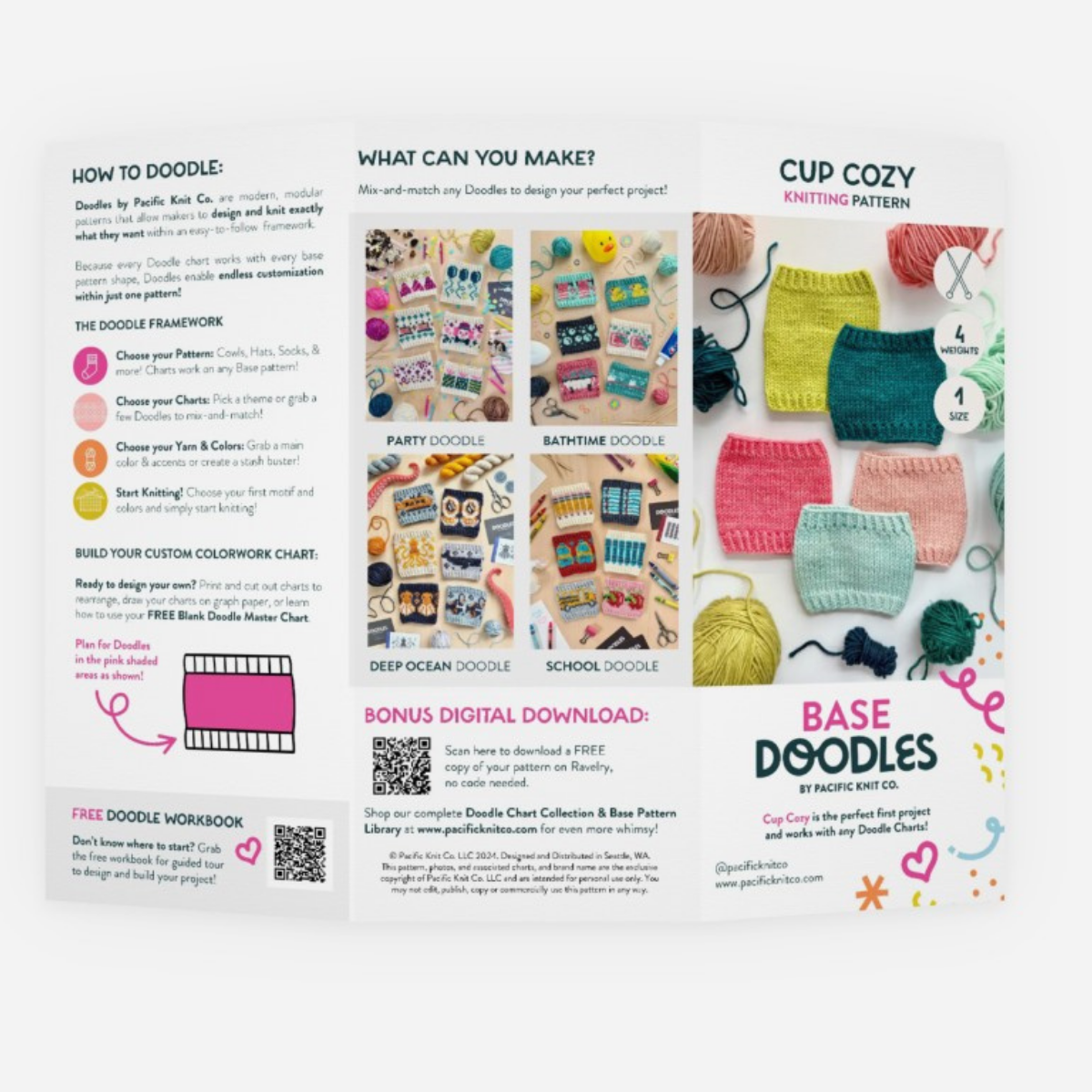Base Doodle Cup Cozy - Brochure - Pack of 10