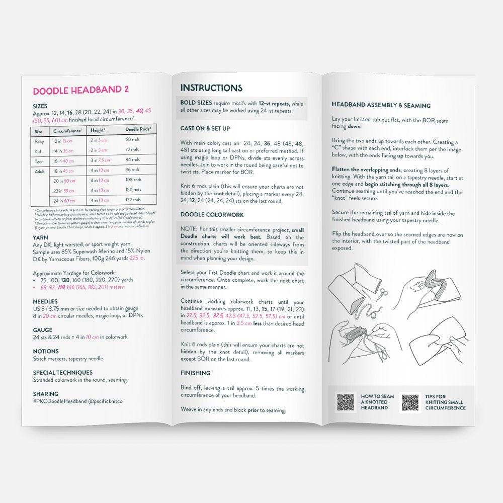 Base Doodle Headband - Brochure - Pack of 10
