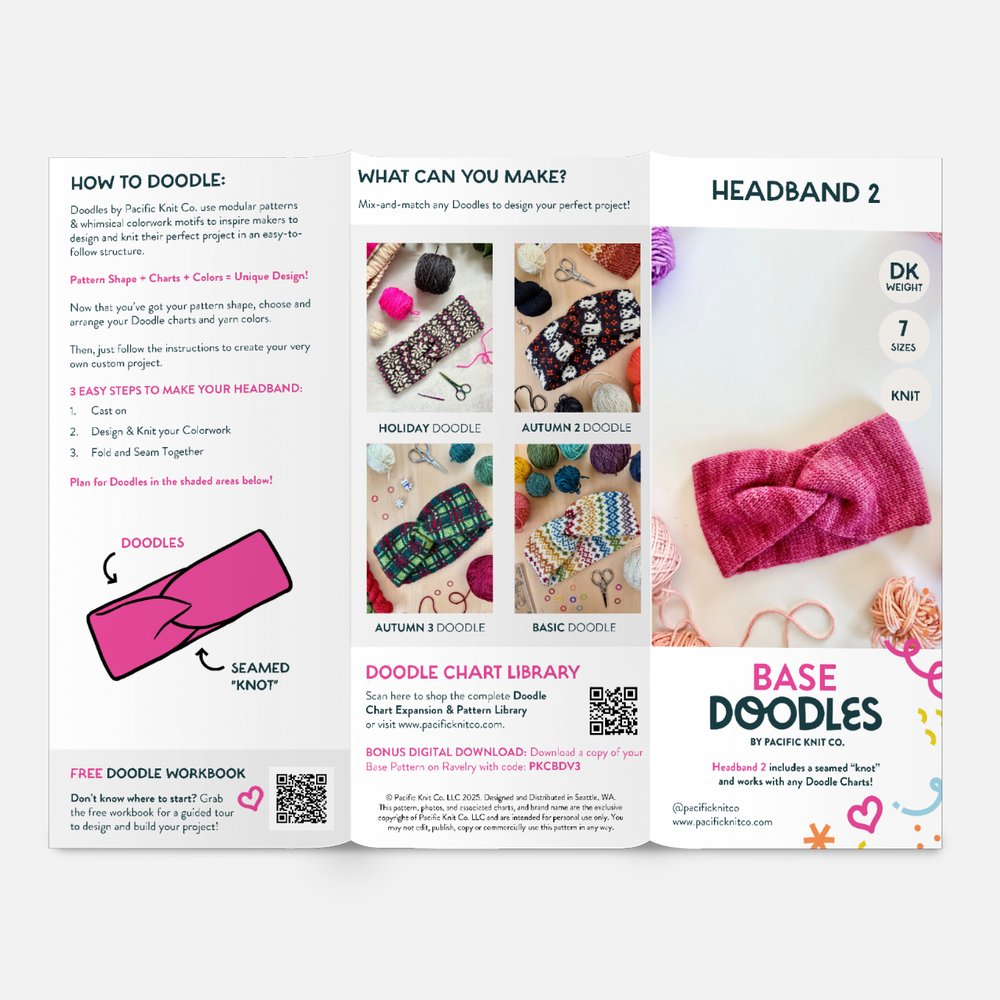 Base Doodle Headband - Brochure - Pack of 10