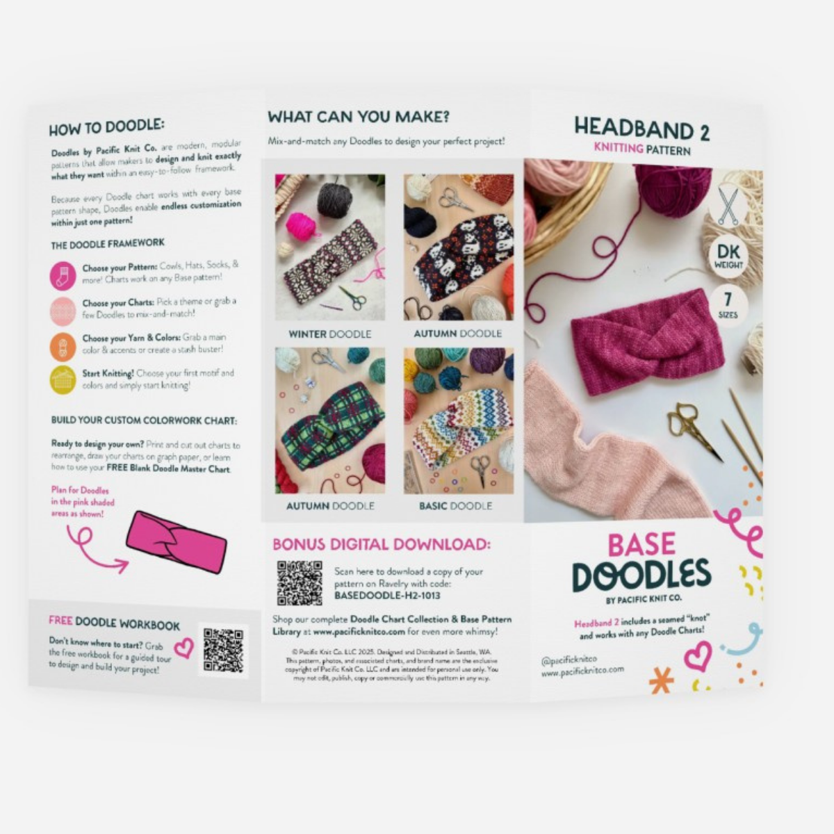 Base Doodle Headband 2 - Brochure - Pack of 10