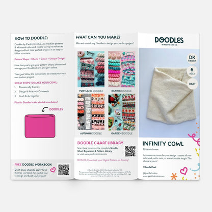 Base Doodle Infinity Cowl - DK - Brochure - Pack of 10