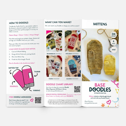 Base Doodle Mittens - Brochure - Pack of 10