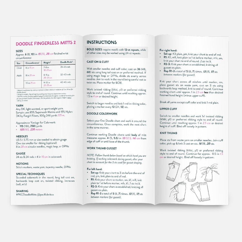 Base Doodle Mitts 2 - Brochure - Pack of 10