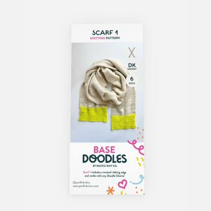 Base Doodle Scarf 1 - DK - Brochure - Pack of 10