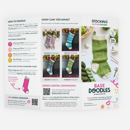 Base Doodle Stocking - Brochure - Pack of 10