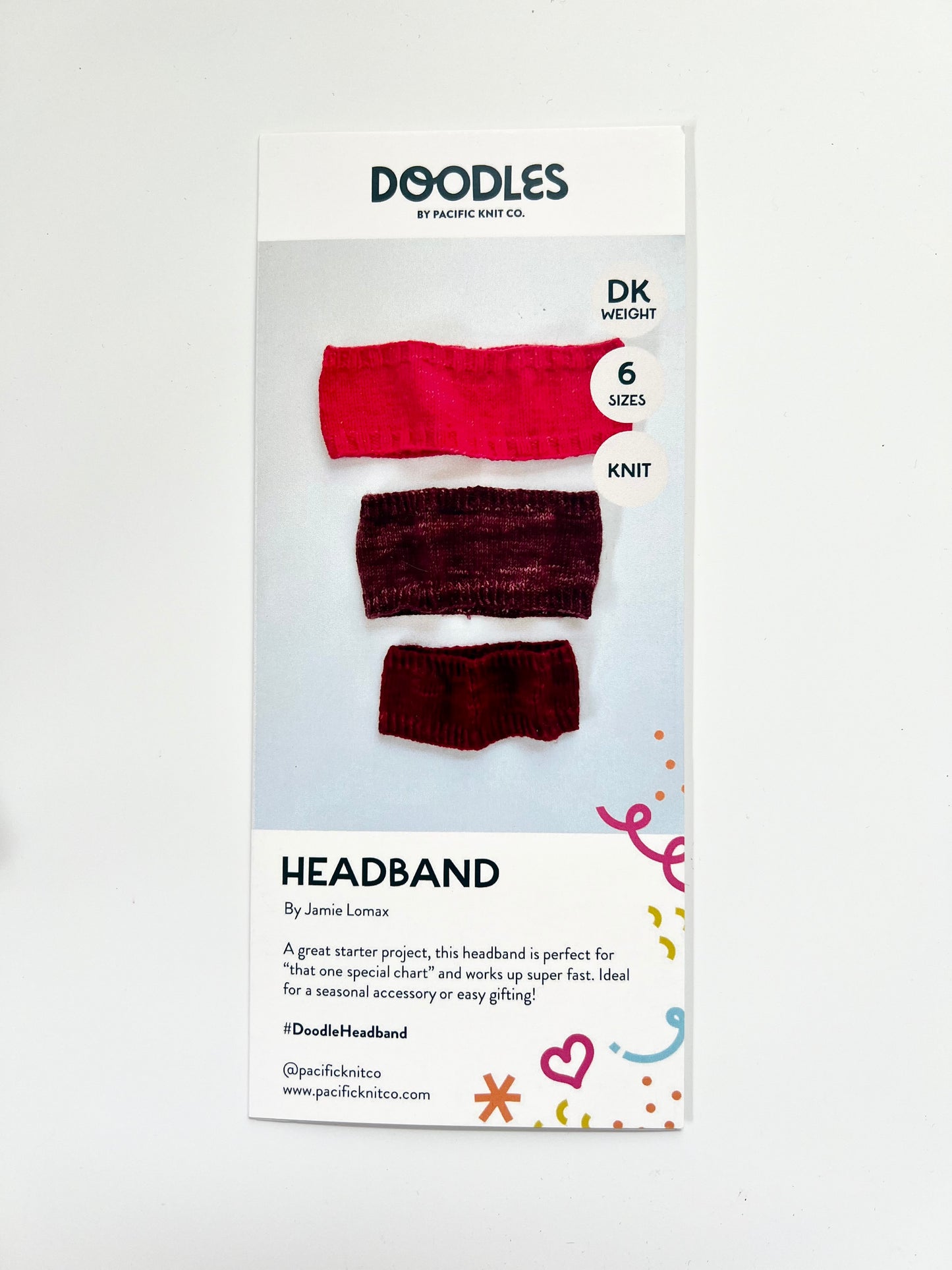 Base Doodle Headband - DK - Brochure - Pack of 10