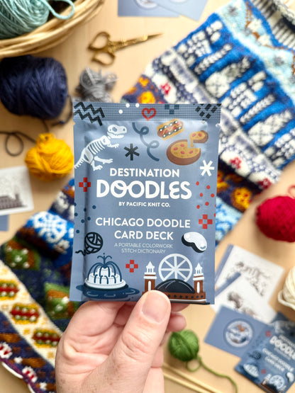 Chicago Doodle Card Deck (Foil Pack)