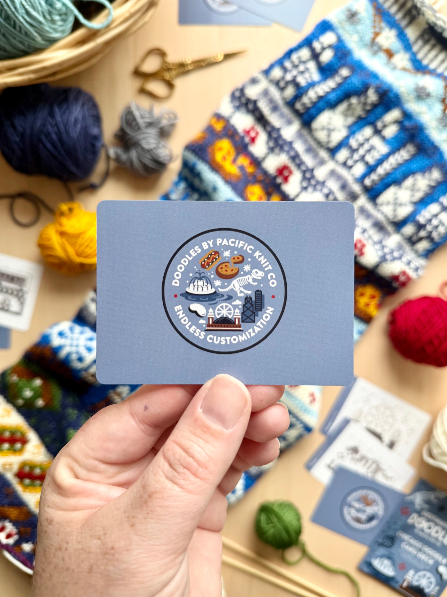 Chicago Doodle Card Deck (Foil Pack)
