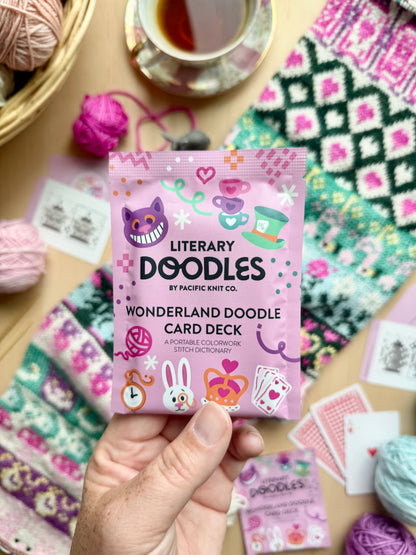 Wonderland Doodle Card Deck (Literary Foil Pack)