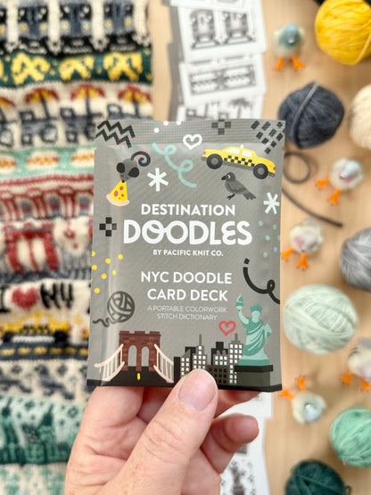 New York Doodle Card Deck (Destination Foil Pack)